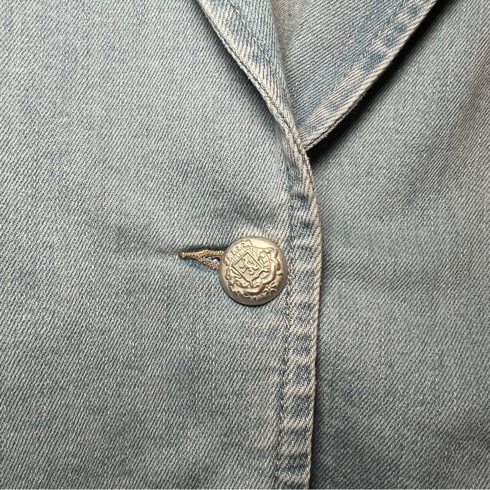 INC Denim Blazer Size L - Picture 4 of 6